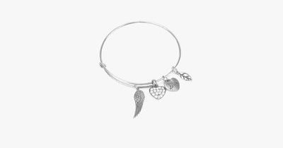 Angel Love Charm Bangle