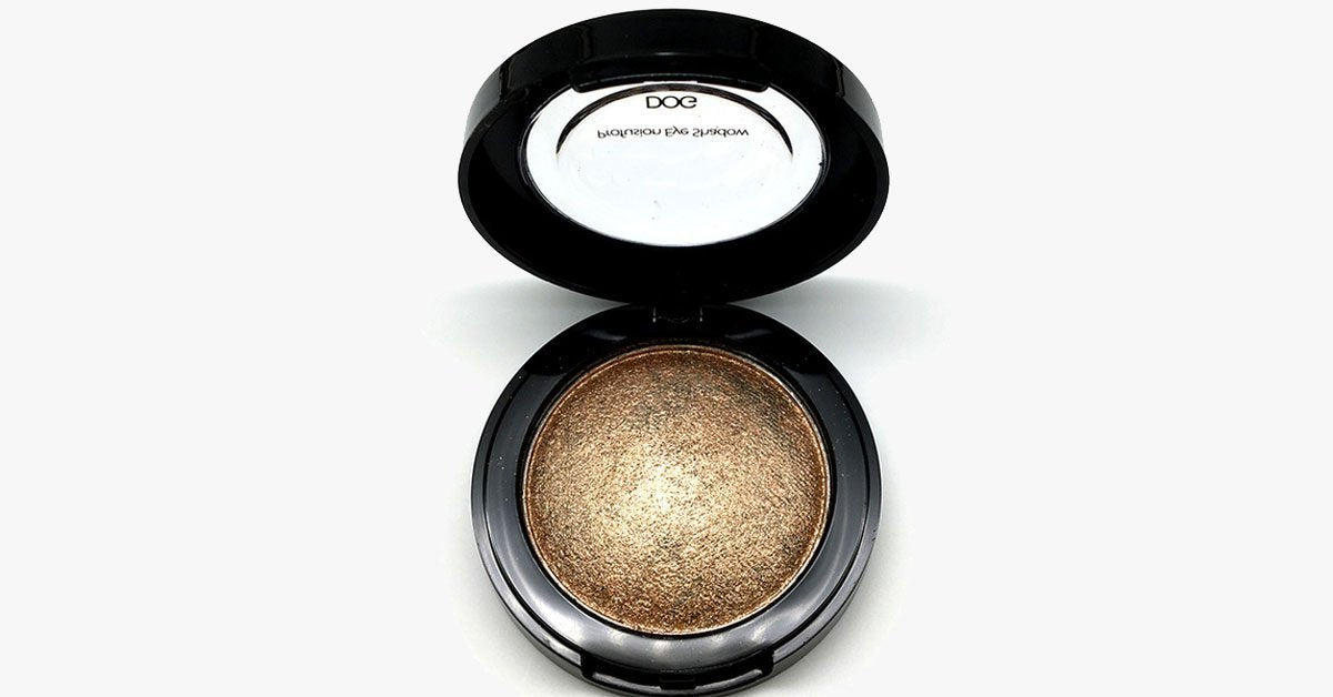 Baked Shimmer Eyeshadow - Available in Different Metallic Colors - Gives You the Shimmer Look!
