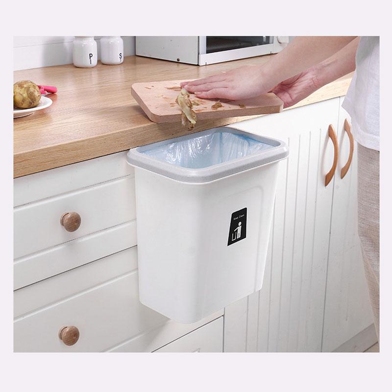 Convenient Push-top Trash Can