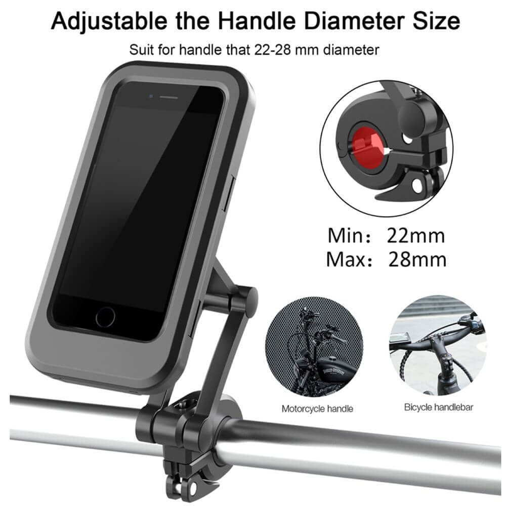 Bicycle Handle Waterproof Phone Holder
