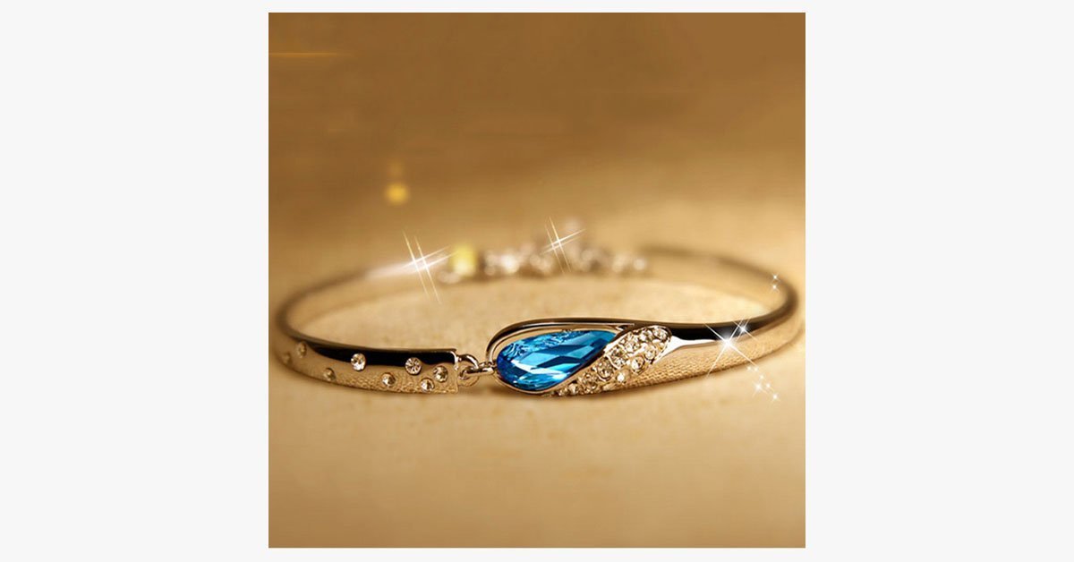 Blue Crystal Bracelet