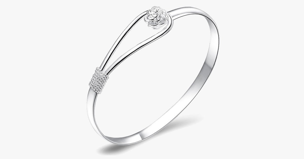 Crystal Rose Bangle