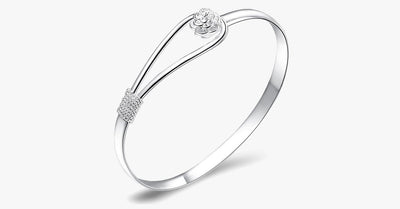 Crystal Rose Bangle