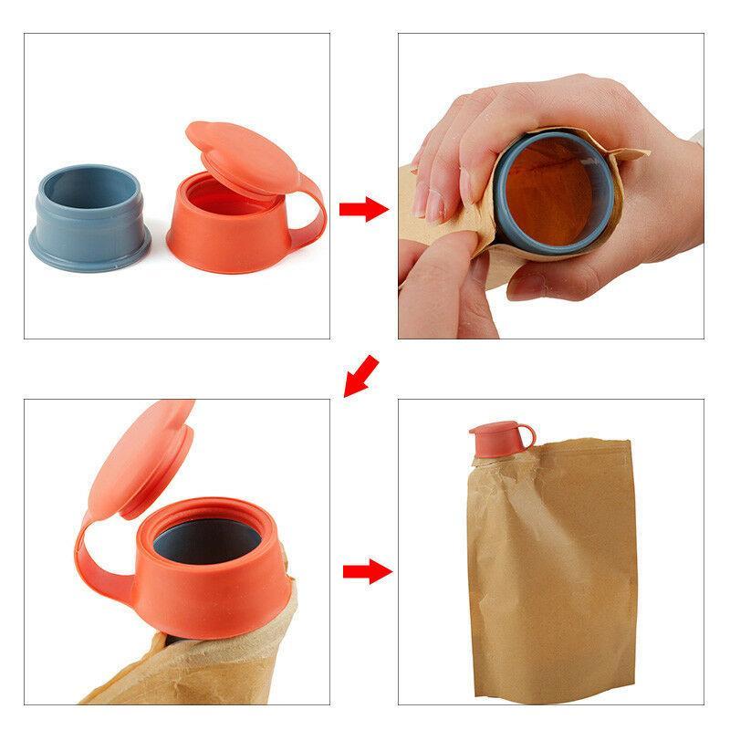 Cover for closing bags