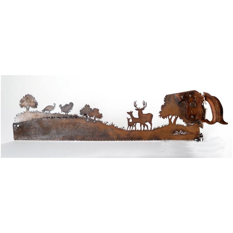 Cut Hand Saw Metal Art