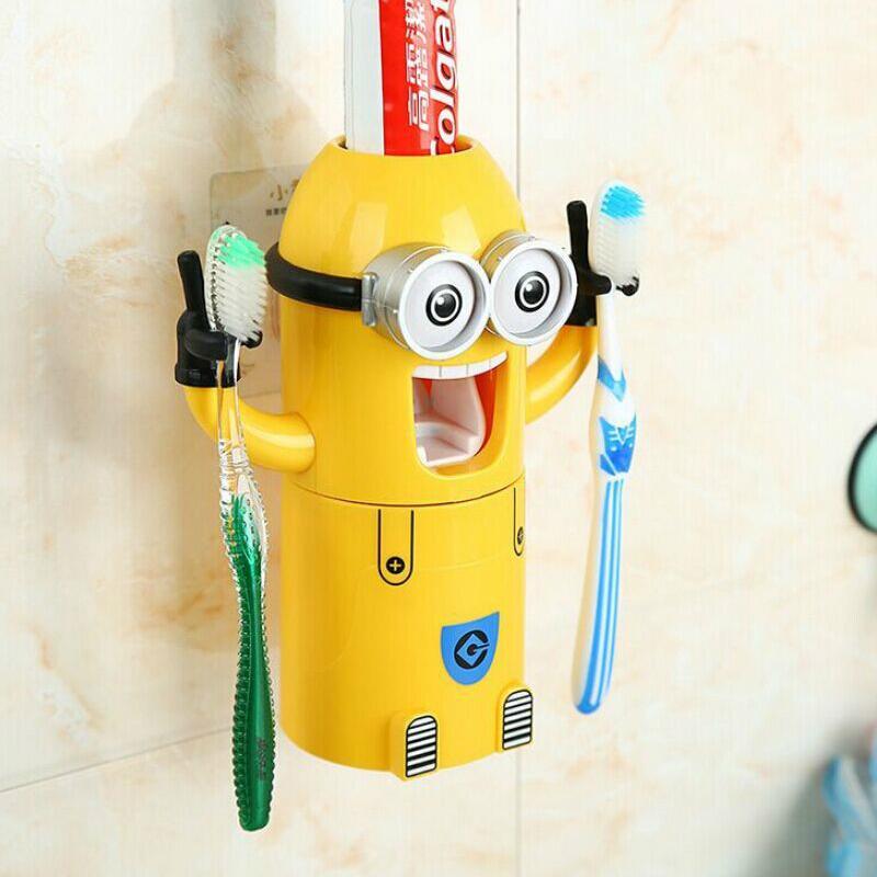 Creative Cartoon Toothbrush Holder Set