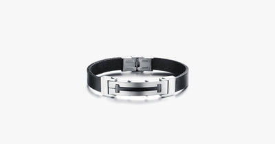 Cross T Men's Stainless Steel Bracelet