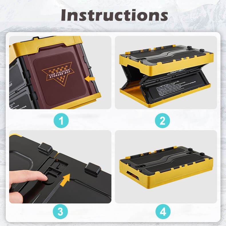 Car Folding Storage Box,Multi-Function Storage Box