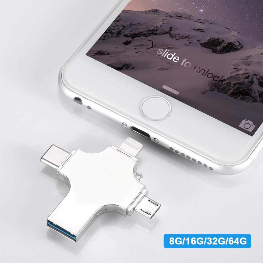 4-in-1 Smart USB Flash Drive