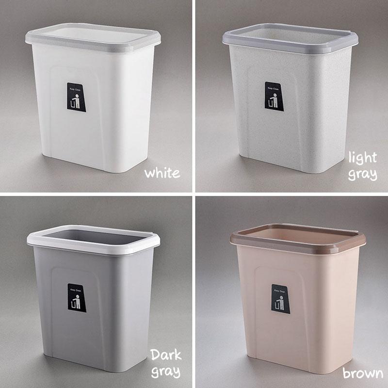 Convenient Push-top Trash Can