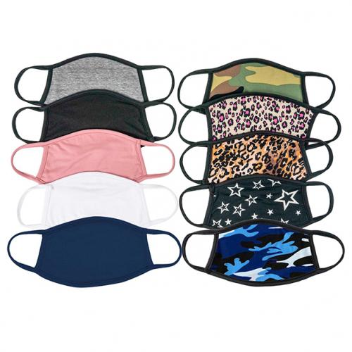 5 Pack: Fabric Non-Medical Face Masks - 12 Options