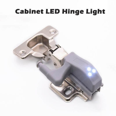 4 PCS Hydraulic Damping Led Hinge Light, Cabinet Light