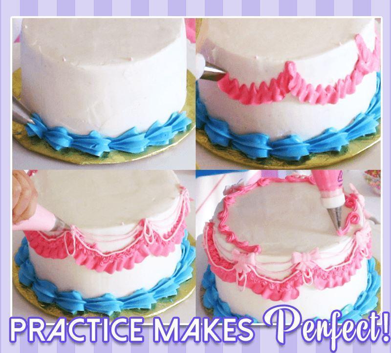 Cake Decorating Practice Set