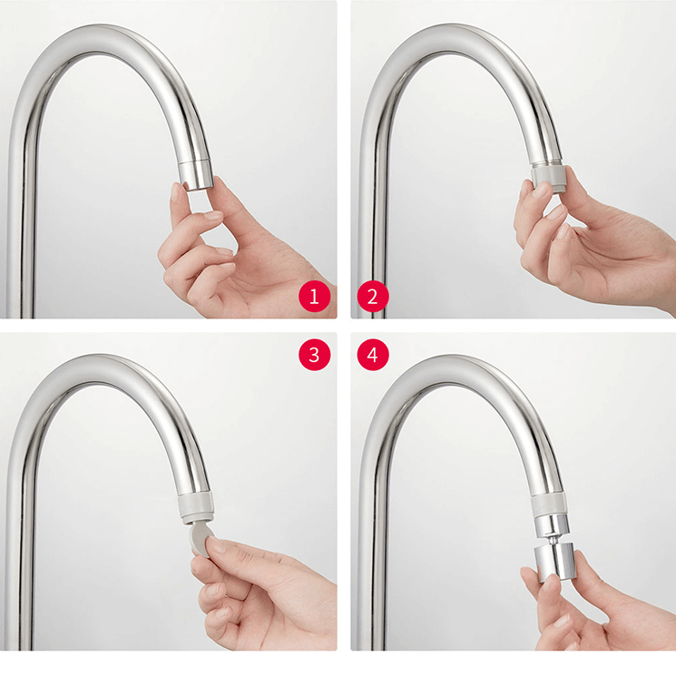 Big Angle Swivel Faucet Aerator