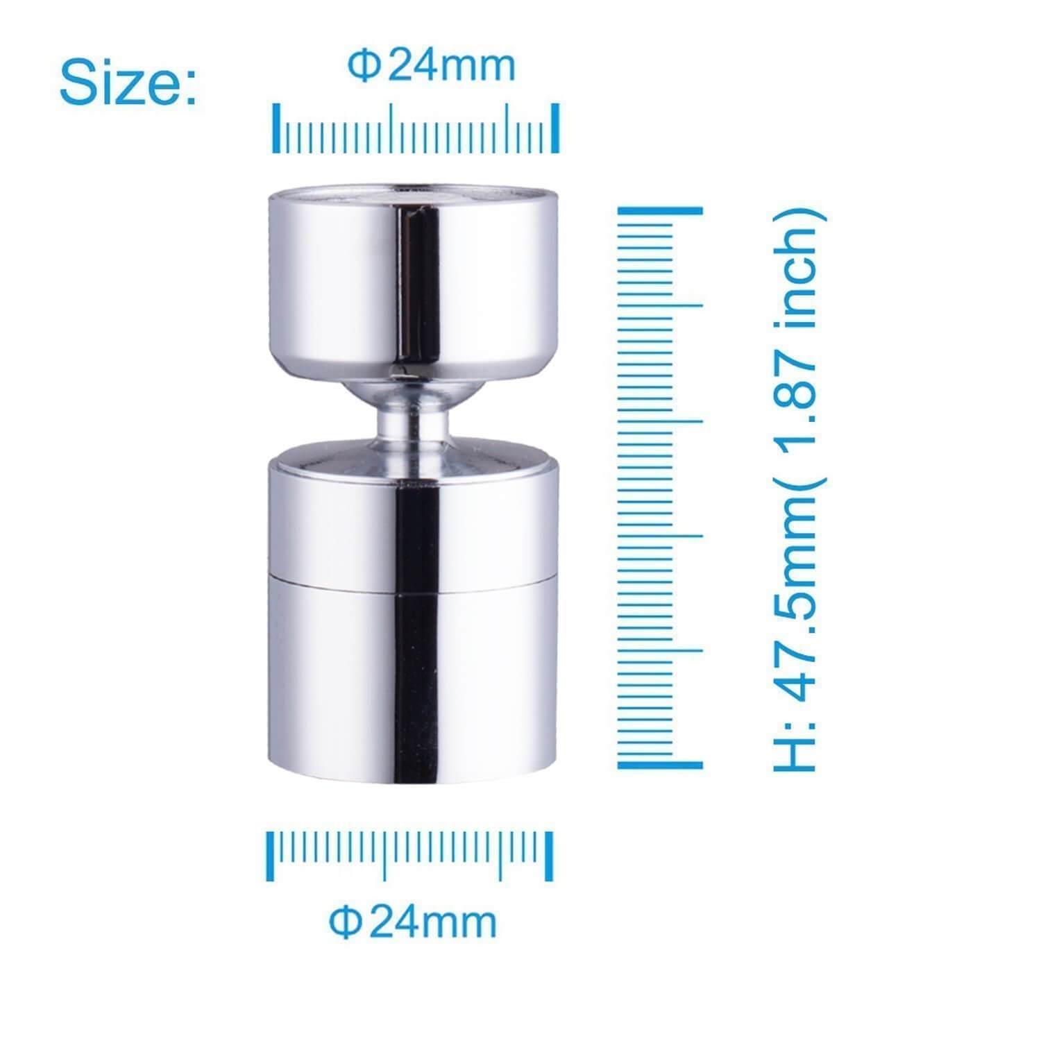 Big Angle Swivel Faucet Aerator