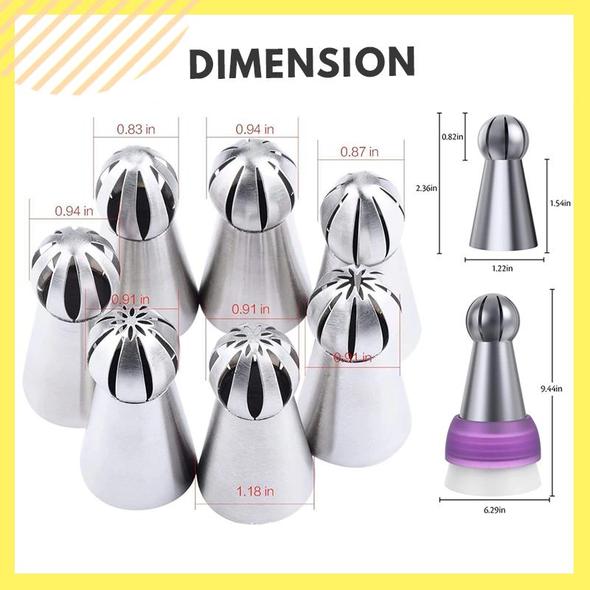 Russian Tulip Icing Nozzles Set