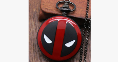 Deadpool Quartz Pocket Watch