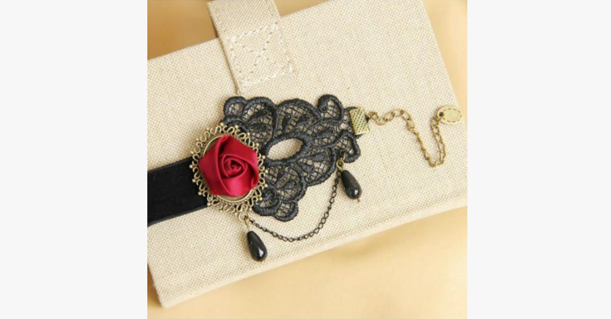 Deep Rose Anklet