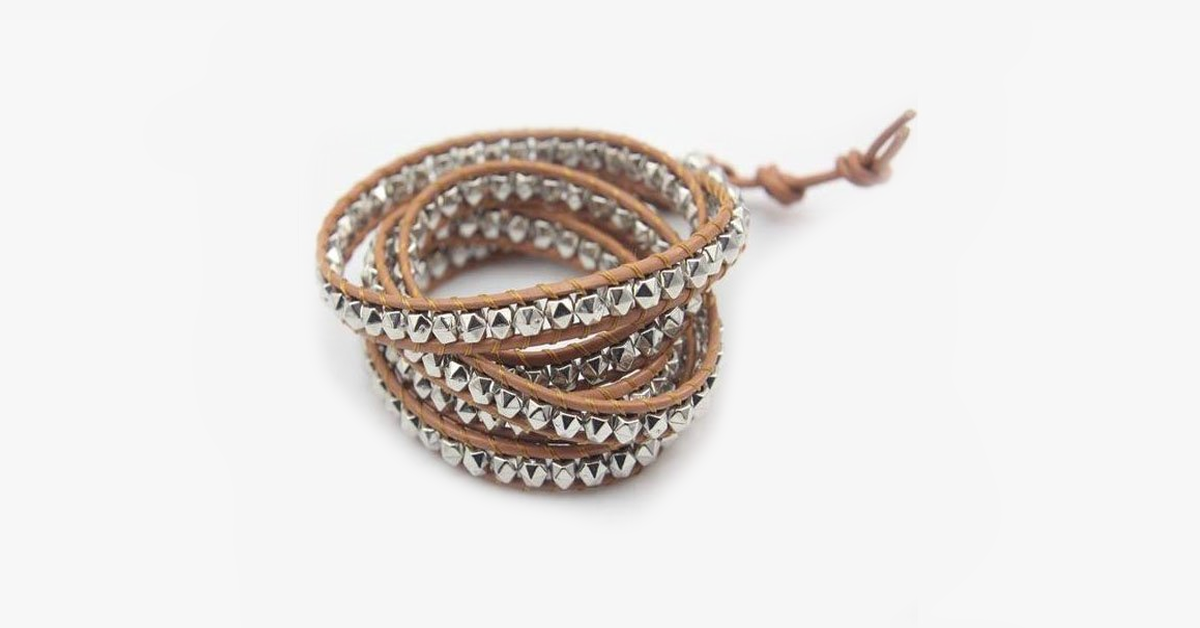 Desert Hex Wrap Bracelet