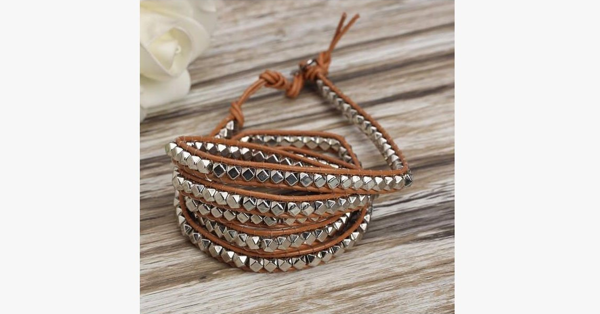 Desert Hex Wrap Bracelet