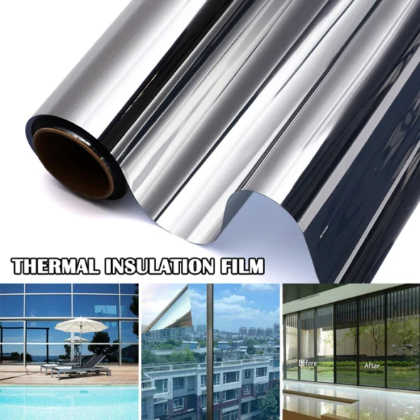 Anti-glare anti-peeping heat insulation film