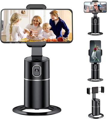 360 Rotation Auto Face Tracking - Auto Face Tracking Tripod - Smart Shooting Camera Holder Selfie Stick