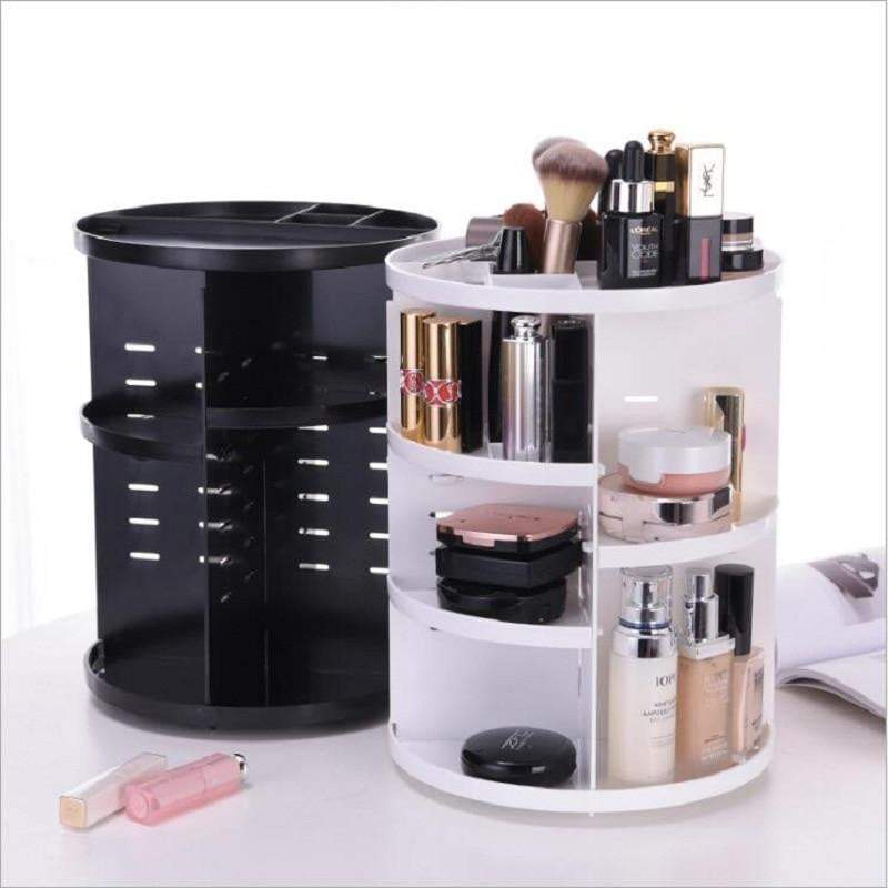 360° Rotating Makeup Organizer