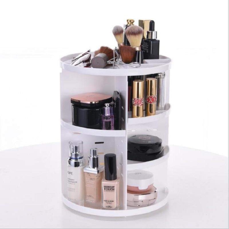 360° Rotating Makeup Organizer