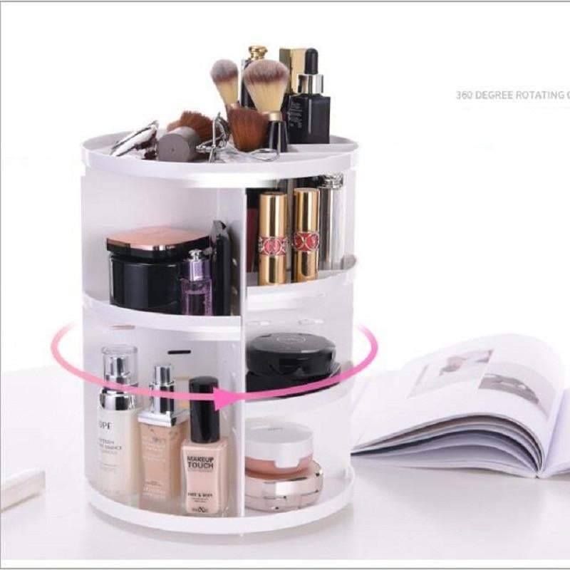 360° Rotating Makeup Organizer