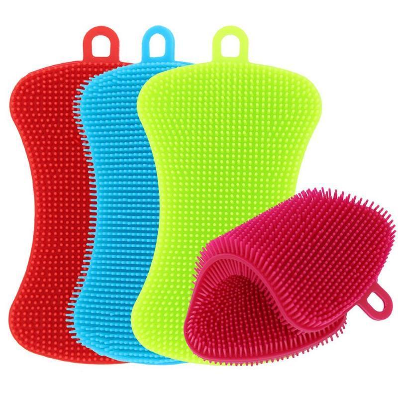 Antibacterial Cleaning Sponge (SET OF 4 - RANDOM COLOR)