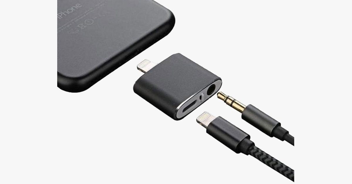4-In-1 iOS Audio Charger Adapter