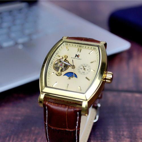 Automatic Hollow Mechanical Watch, Waterproof Multi-Function Watch