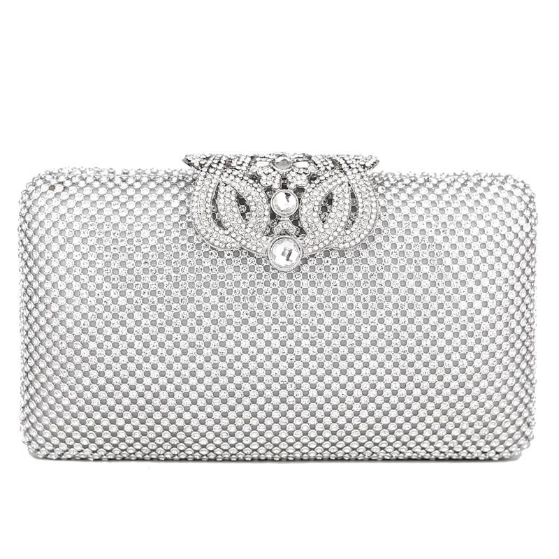 Crown Evening Clutch Bag,Diamond Bag