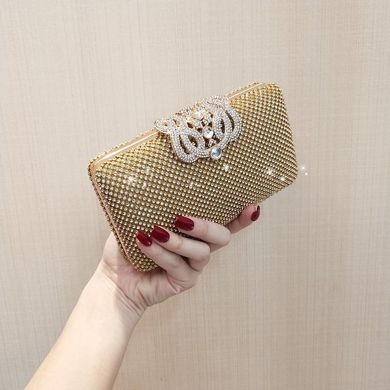 Crown Evening Clutch Bag,Diamond Bag