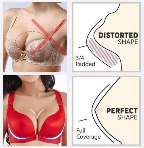 Handmade Butterfly Embroidery Front Closure Wireless Bra