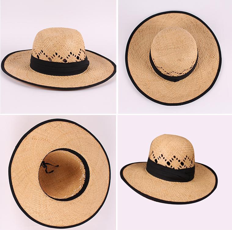 Big Brim Spring and Summer Straw Hat,Hollow-out Hand-Woven