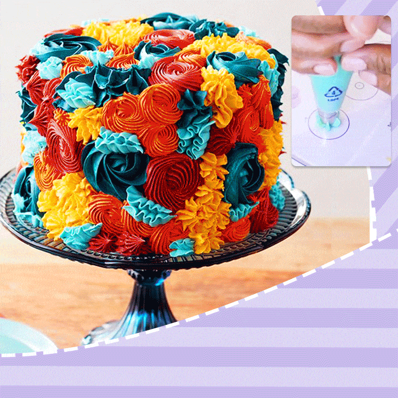 Cake Decorating Practice Set
