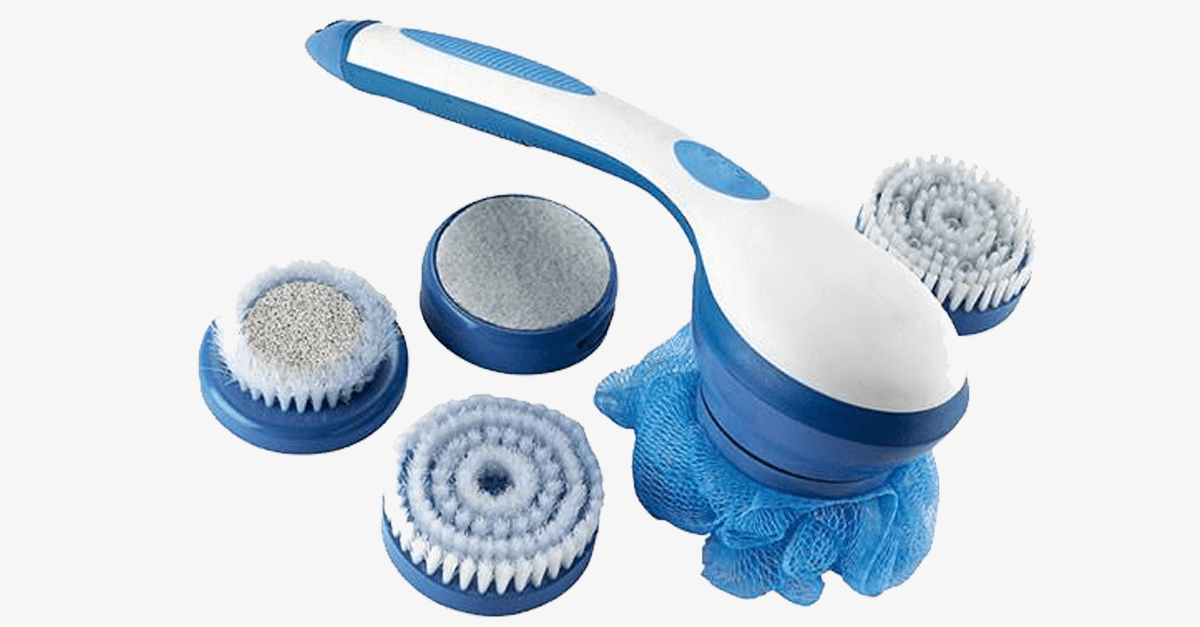 5-in-1 Rotating Shower Brush