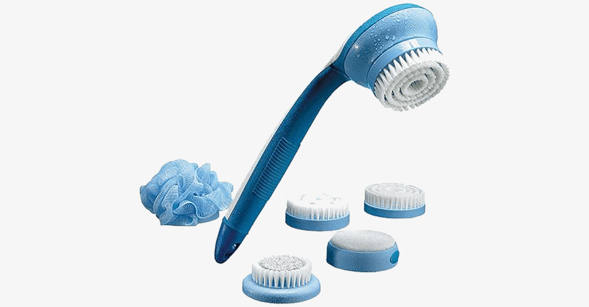 5-in-1 Rotating Shower Brush