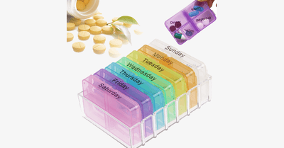 Compact Weekly Pill organizer