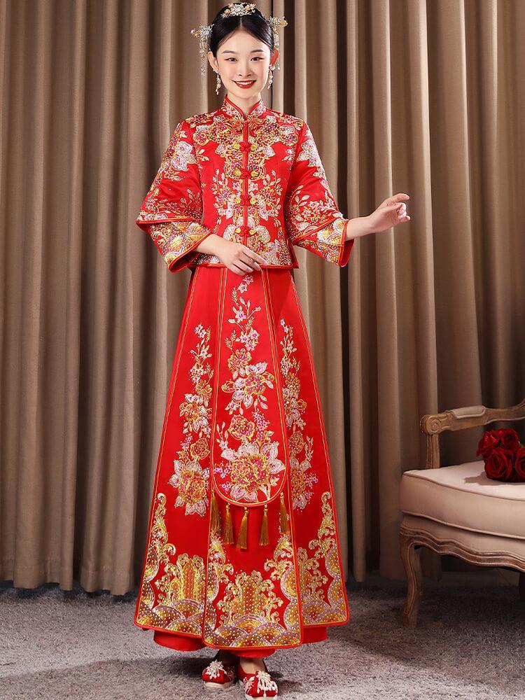 Chinese Style Cheongsam,Bride Wedding Dress
