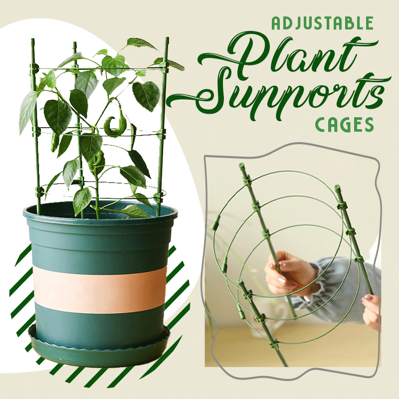 Adjustable Plant Supports Cages