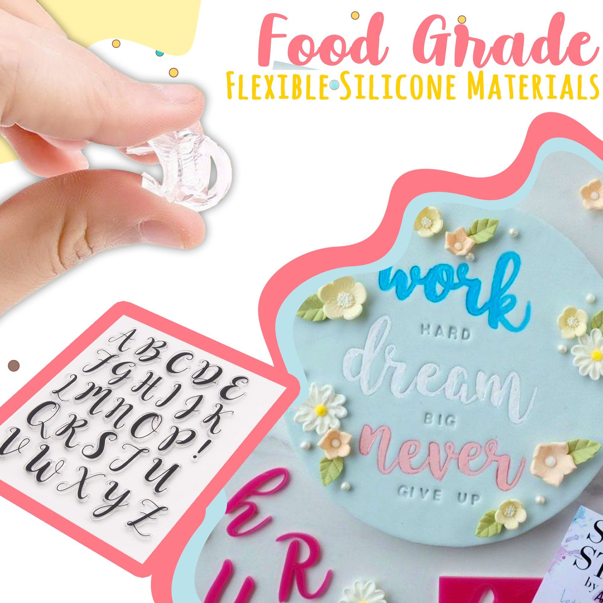 Alphabet Cake Stamp Set