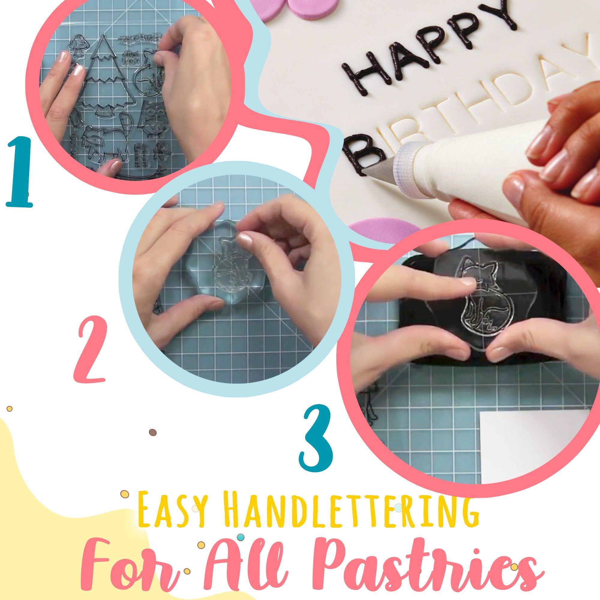 Alphabet Cake Stamp Set