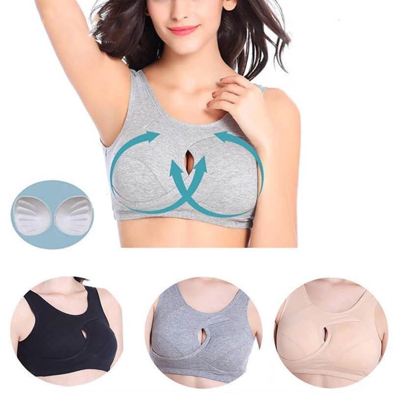 Anti-Sagging Wirefree Bra (Set Of 3)