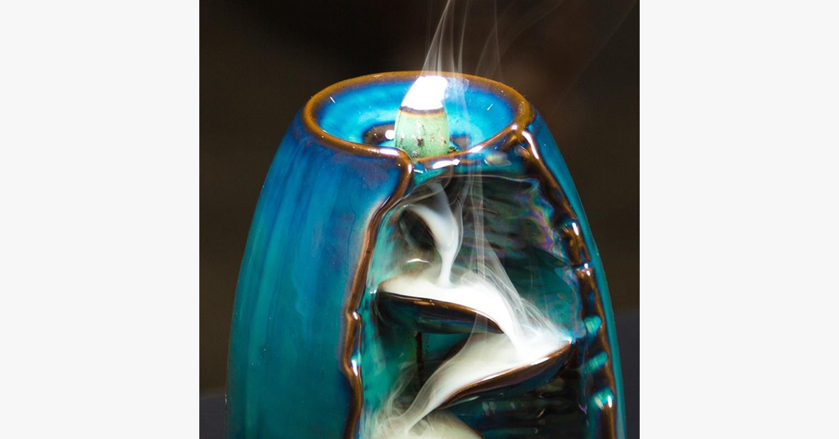 Aromatherapy Mountain Waterfall Incense Burner