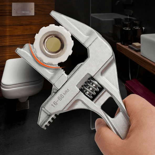 Bathroom adjustable wrench