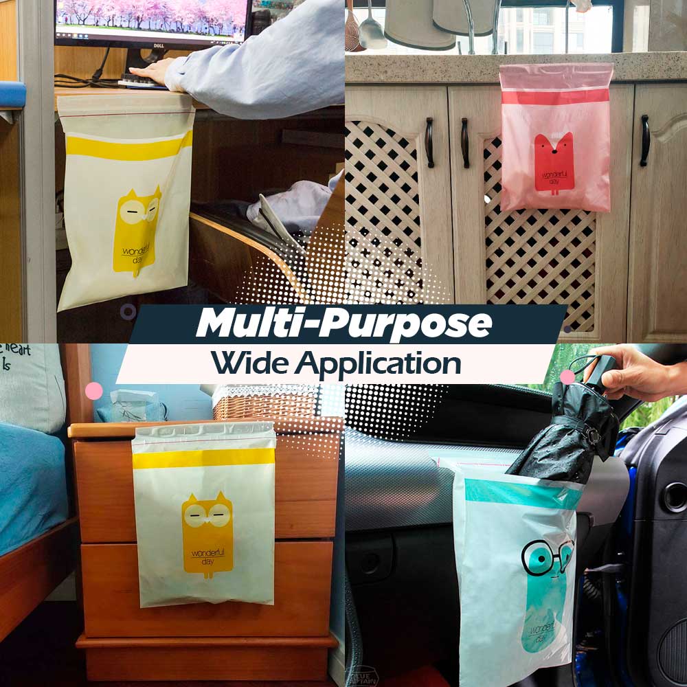 Biodegradable Self-Sticking Cleaning Bags