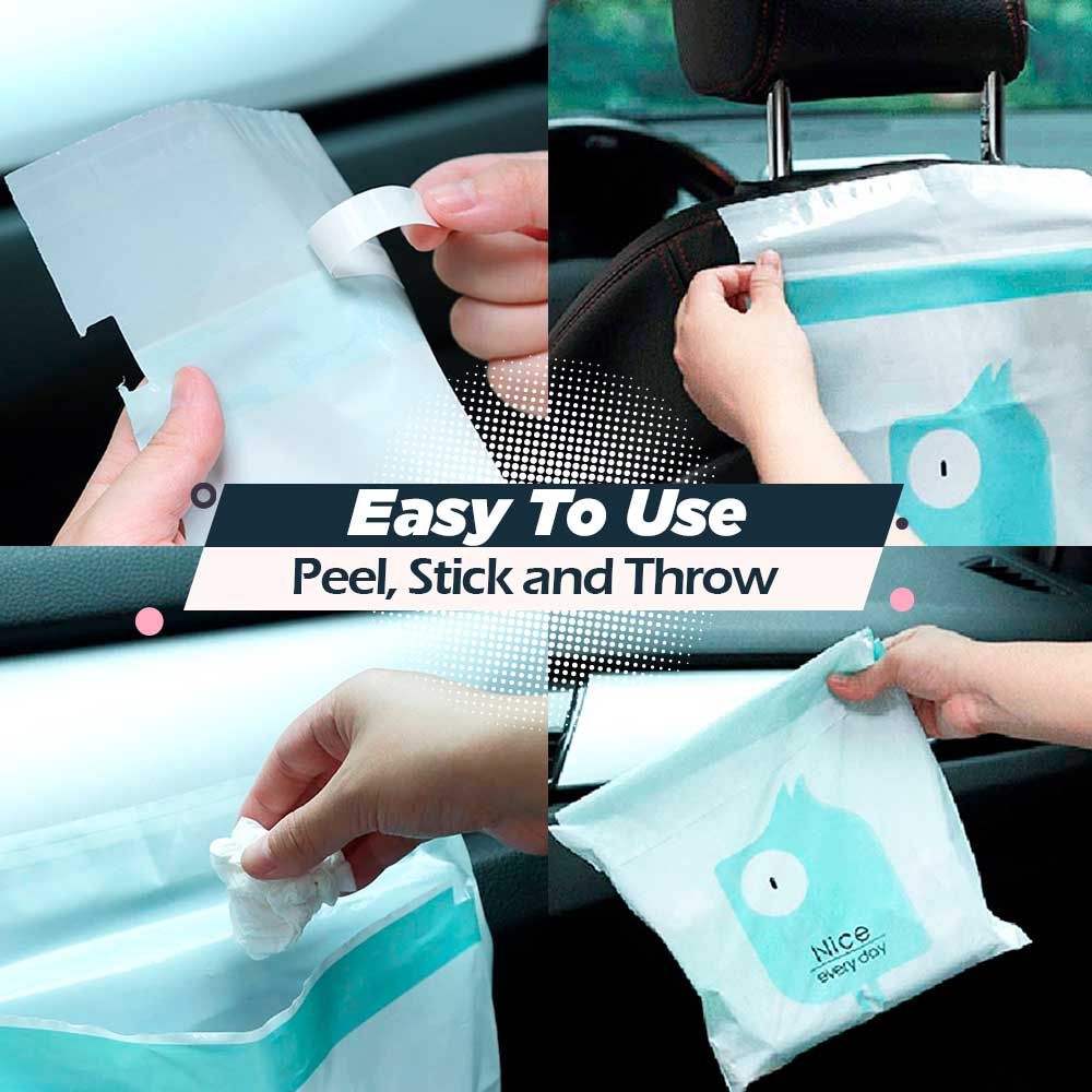 Biodegradable Self-Sticking Cleaning Bags