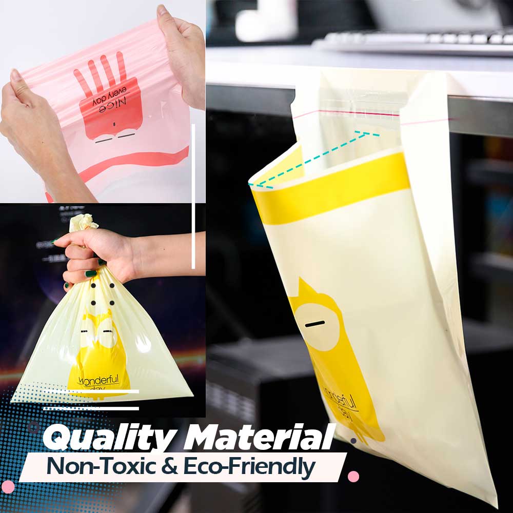 Biodegradable Self-Sticking Cleaning Bags
